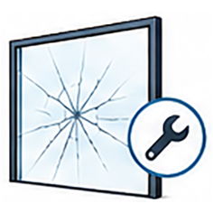 Broken glass replace