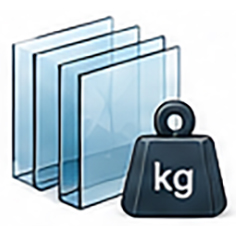 Heavy load glass