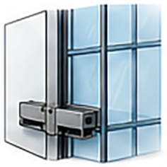 Outside glazing