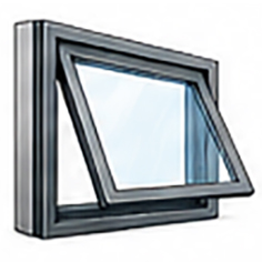 Tilt window integrated